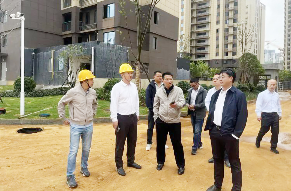 劉順保到杭州路項目、秦坊安置房項目調(diào)研